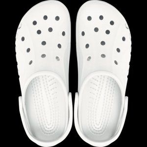White Baya Clog Crocs